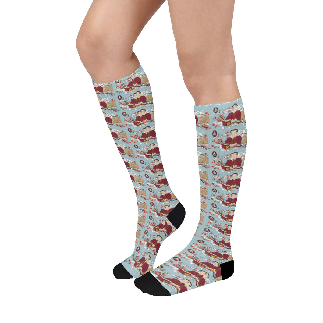 Katherine Parr Over-The-Calf Socks