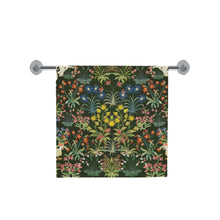Medieval Unicorn Tapestry Bath Towel