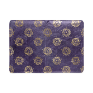 Purple and Gold A5 Journal Notebook