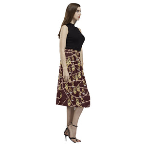 Anne Boleyn Portrait Crepe Skirt