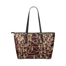 Anne Boleyn Portrait Leather Tote Bag