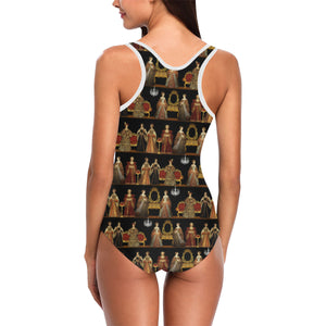 Six Wives Dinner Party One Piece Swimsuit