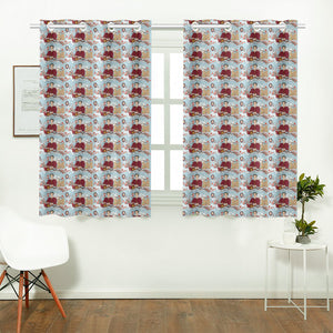 Katherine Parr Kitchen Window Curtain 26'' X 39''(2 Pieces)