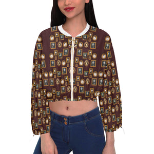 Kickass Women Cropped Chiffon Jacket