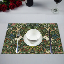 Medieval Unicorn Tapestry Placemat 14’’ x 19’’ (Six Pieces)