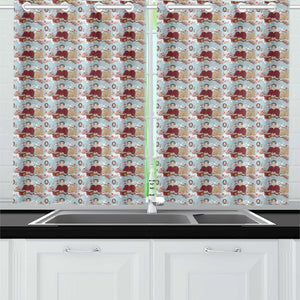 Katherine Parr Kitchen Window Curtain 26'' X 39''(2 Pieces)