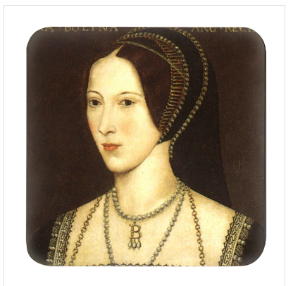 Six Wives Portraits Coaster Set