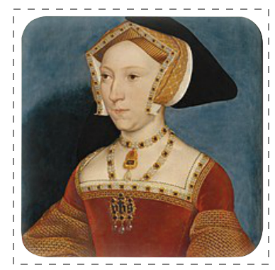 Six Wives Portraits Coaster Set