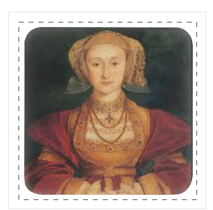 Six Wives Portraits Coaster Set