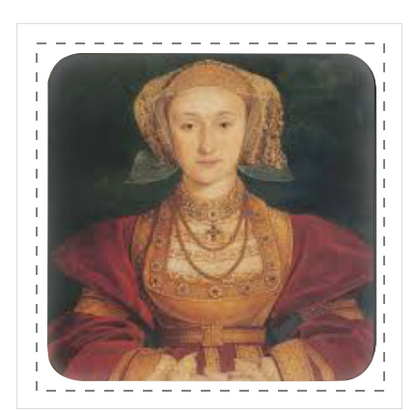 Six Wives Portraits Coaster Set