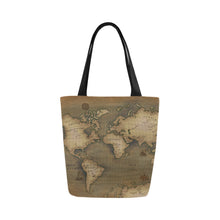 Old Map Canvas Tote Bag