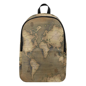Old Map Fabric Backpack