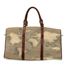 Old Map Waterproof Travel Bag (Small)