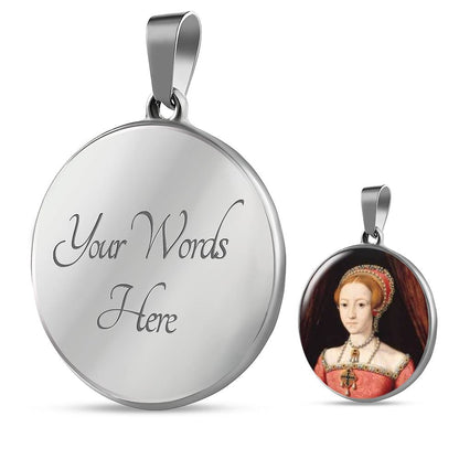 Princess Elizabeth Tudor Women Charm Necklace