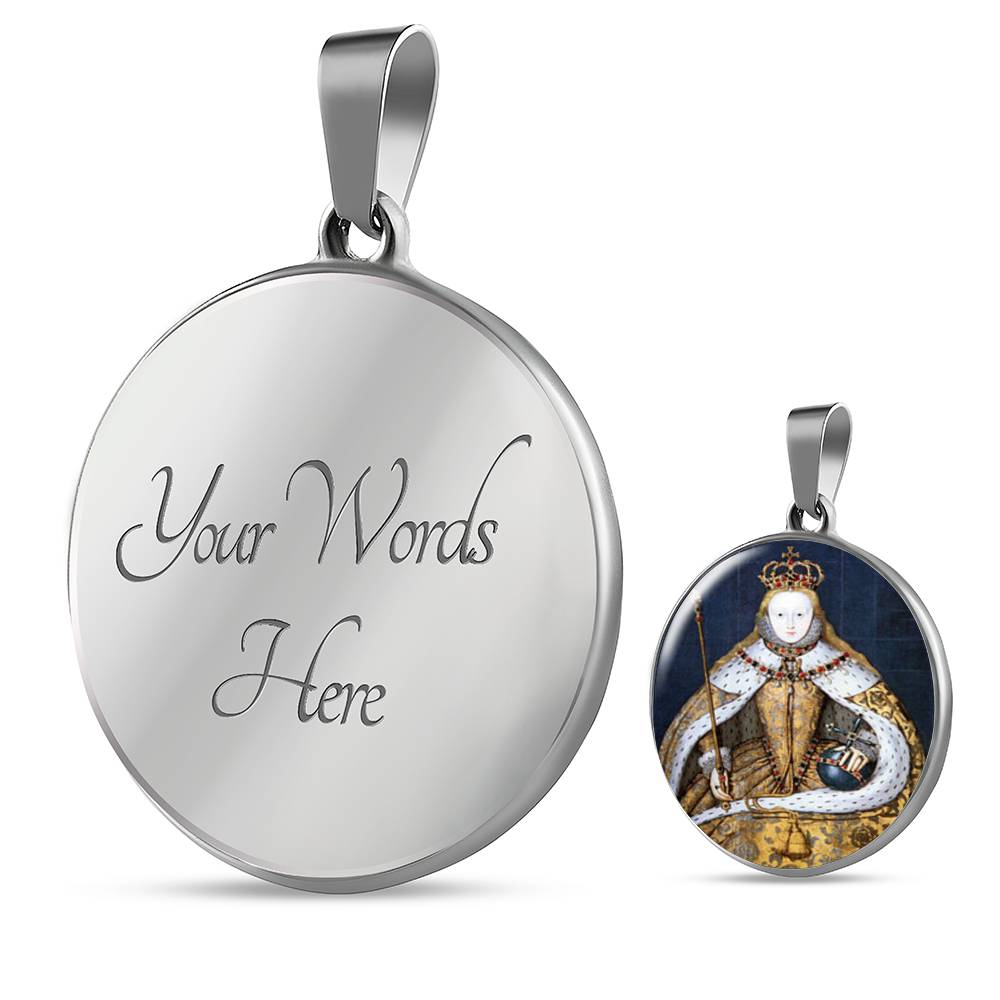 Elizabeth I Tudor Women Charm Necklace