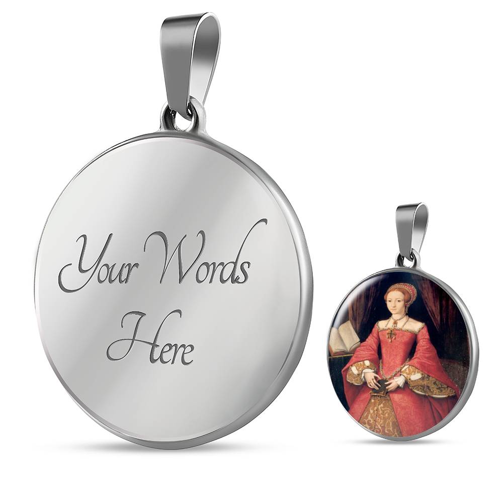Elizabeth I Tudor Women Charm Necklace