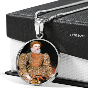 Elizabeth I Tudor Women Charm Necklace