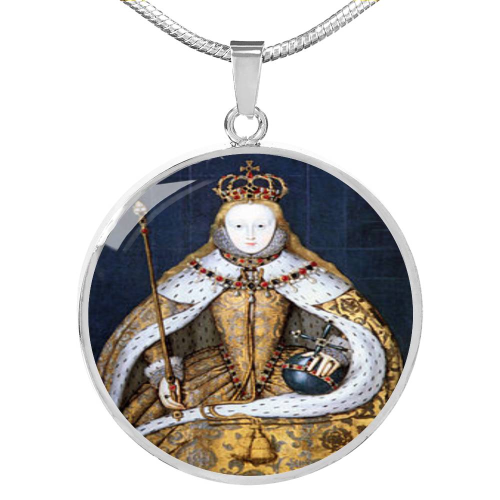 Elizabeth I Tudor Women Charm Necklace