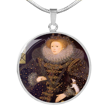 Elizabeth I Tudor Women Charm Necklace