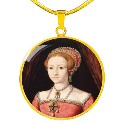 Princess Elizabeth Tudor Women Charm Necklace