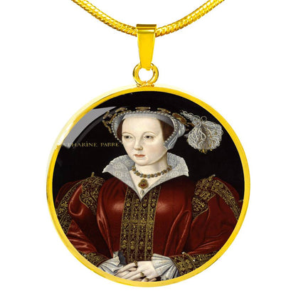 Catherine Parr Tudor Women Charm Necklace