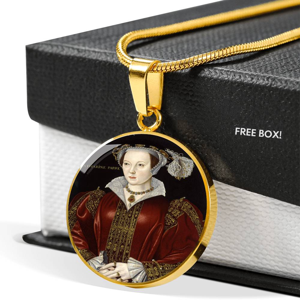 Catherine Parr Tudor Women Charm Necklace