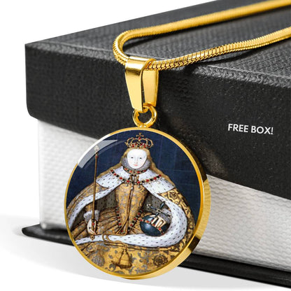 Elizabeth I Tudor Women Charm Necklace