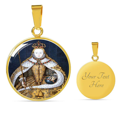 Elizabeth I Tudor Women Charm Necklace
