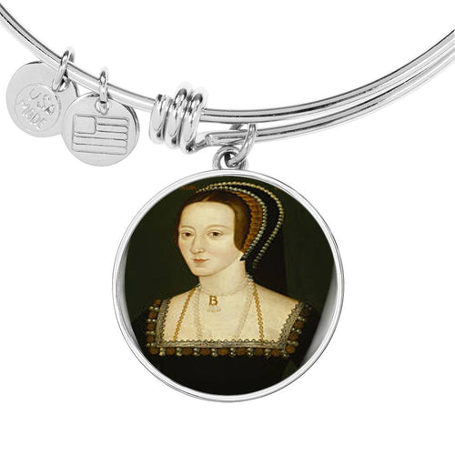 Anne Boleyn Charm Bangle Bracelet