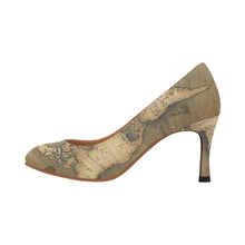 Old Map Women's High Heels
