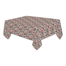 Medieval Village Cotton Linen Tablecloth 60" x 90"