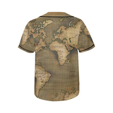 Old Map Baseball Jersey for Women