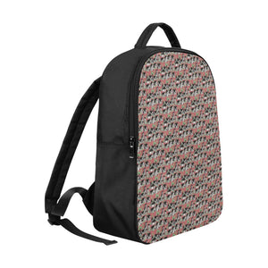 Medieval Village Nylon Fabric Backpack