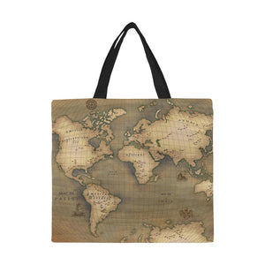 Old Map Canvas Tote Bag (Large)