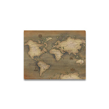Old Map Canvas Print 14"x11"