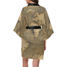 Old Map Kimono Robe