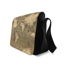 Old Map Messenger Bag