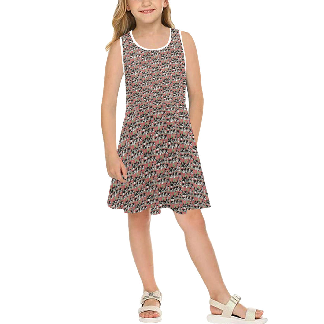 Medieval Village Girls' Sleeveless Sundress