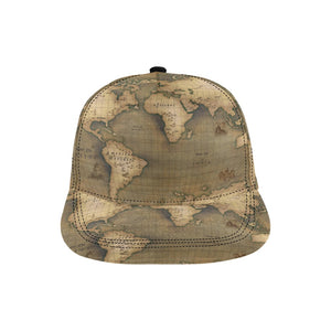 Old Map Snapback Hat