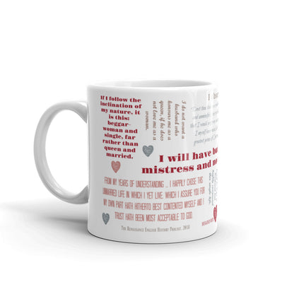 Elizabeth I "No Master" mug