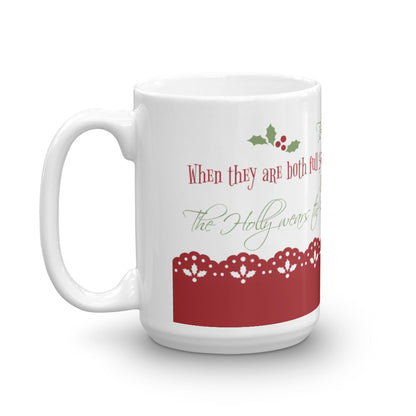 "The Holly and the Ivy" mug
