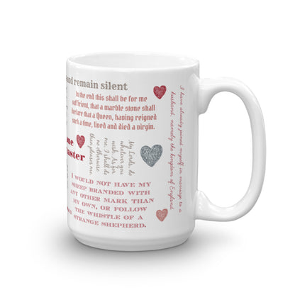 Elizabeth I "No Master" mug
