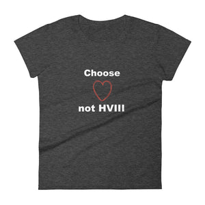 Choose Love not HVIII Women's short sleeve t-shirt