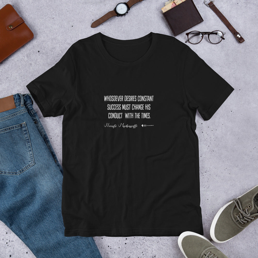 Niccolò Machiavelli Life Advice Short-Sleeve Unisex T-Shirt