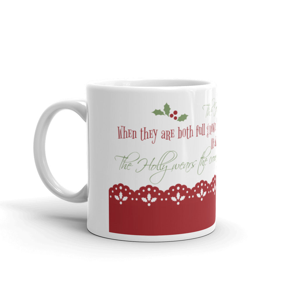 "The Holly and the Ivy" mug