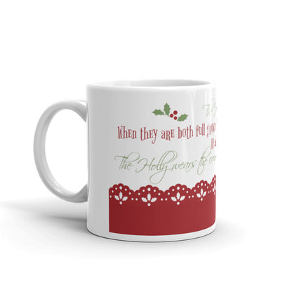 "The Holly and the Ivy" mug