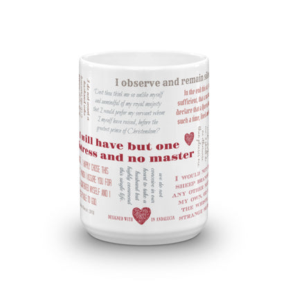 Elizabeth I "No Master" mug