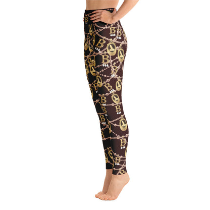 Anne Boleyn Portrait Yoga Leggings