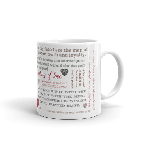 2018 Valentine's Day Shakespeare Love Mug