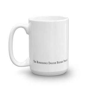 Anne Boleyn, "But first, coffee," mug.
